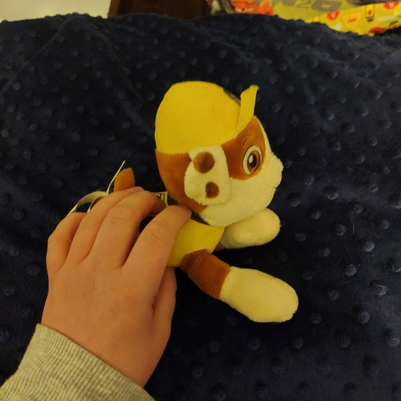 Nickelodeon Paw Patrol RUBBLE THE PUPPY DOG 6" Plush STUFFED ANIMAL Toy soft - Picture 3 of 11